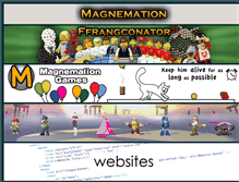 Tablet Screenshot of magnemation.com